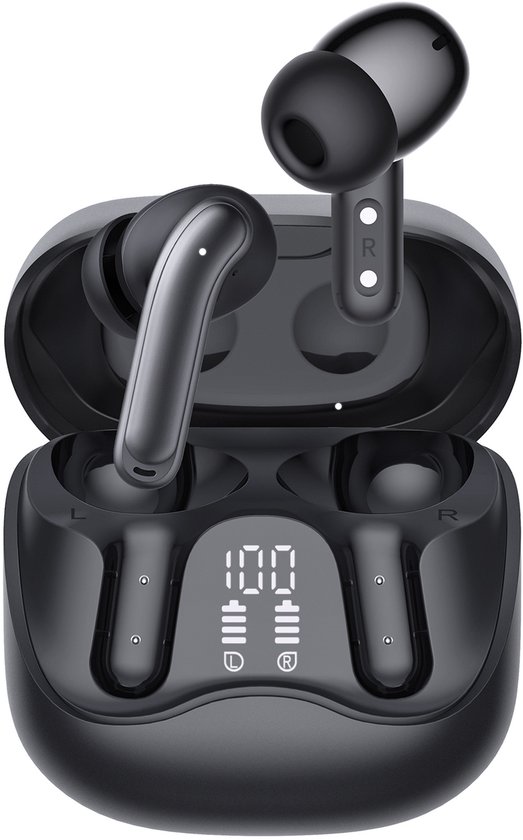 Audiocore - Hoofdtelefoon - draadloze - hybride ANC, ENC - 6 microfoons - oplaadetui - Tuya, AC591 PRO
