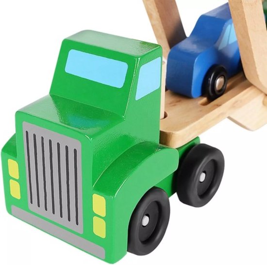 Kruzzel Houten Vrachtwagen Speelset: Plezier en Leren op Wielen