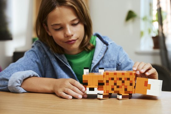 LEGO Minecraft De Vos Kinderkamer Decoratie en Dieren Speelgoed voor Kinderen - 21588