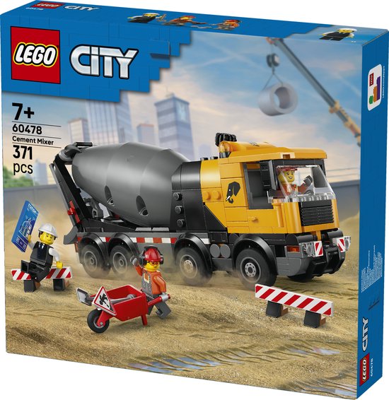LEGO City Great Vehicles - Cementwagen - 6+ Jaar - Inclusief Figuren