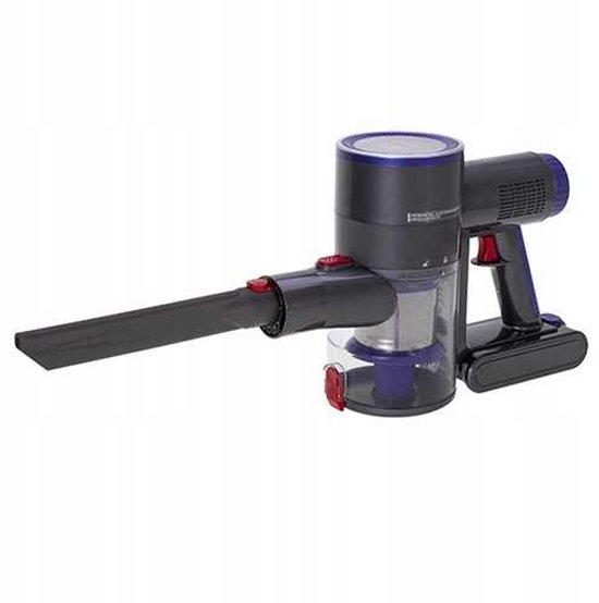 Adler AD 7061 - Steelstofzuiger - Draadloos - 350W - 23.000 Pa - HEPA 13 - Blauw
