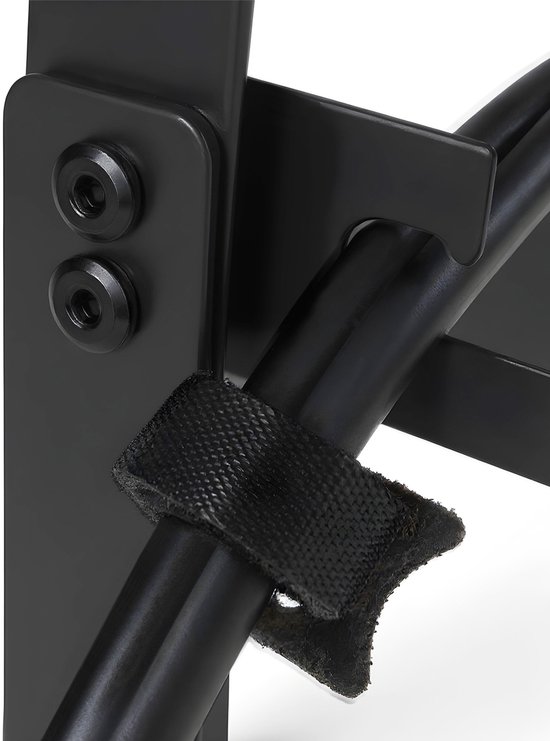 Maclean - Kabelopbergsysteem - Kabelgoot voor onder het bureau, max. belasting 5kg, 2 niveaus, zwart, MC-104 B