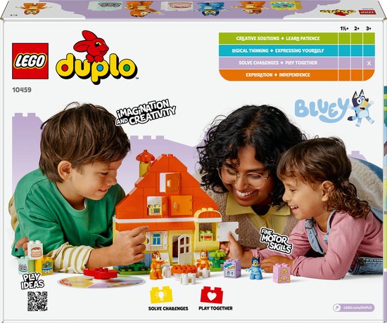 LEGO® DUPLO® Bluey: Huis van Bluey en haar Familie met Geheugenspel - 10459