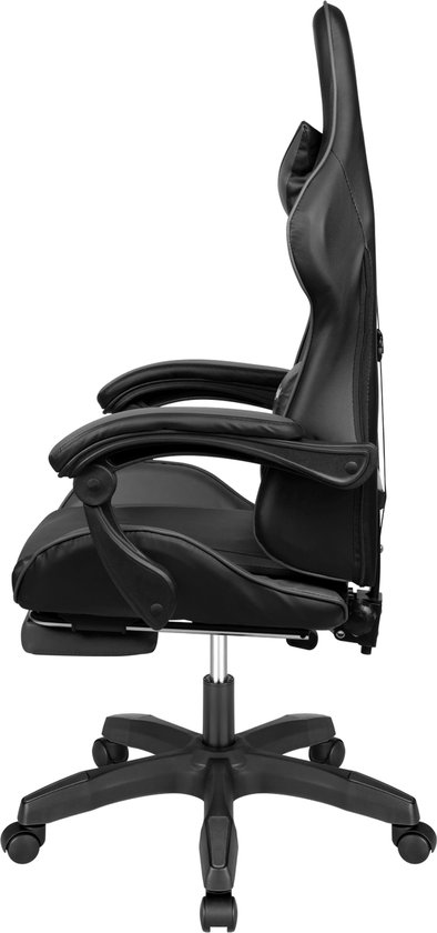 Krüger&Matz KM0790BLA - Warrior GX-150 gaming stoel, zwart