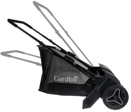 Gardlov bladverzamelaar 100 l – handmatig en stil – handmatige bladveger met instelbare borstelhoogte