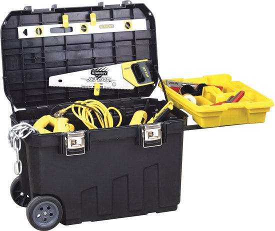 STANLEY Gereedschapswagen 91L 1-92-978 - stevige wielen - metalen sluitingen