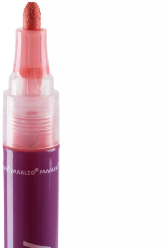 Maaleo Acrylstiften set van 12 – decoratieve waterdichte verfmarkers voor glas, hout, textiel en creatieve DIY-projecten