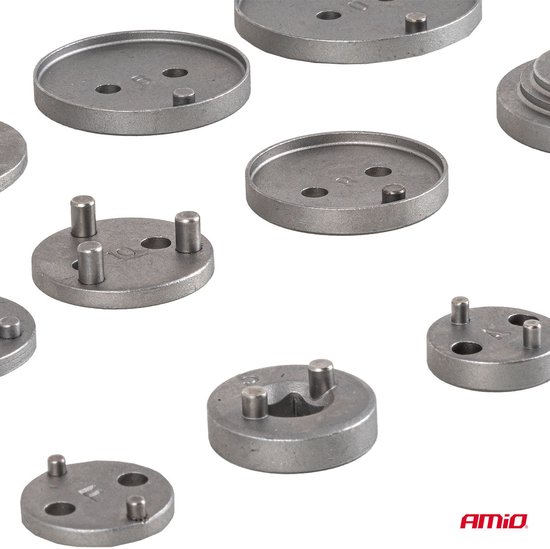 AMiO Remzuiger Terugstel Set 22 Delig - Brake Piston Compression en Wind Back Tool Kit