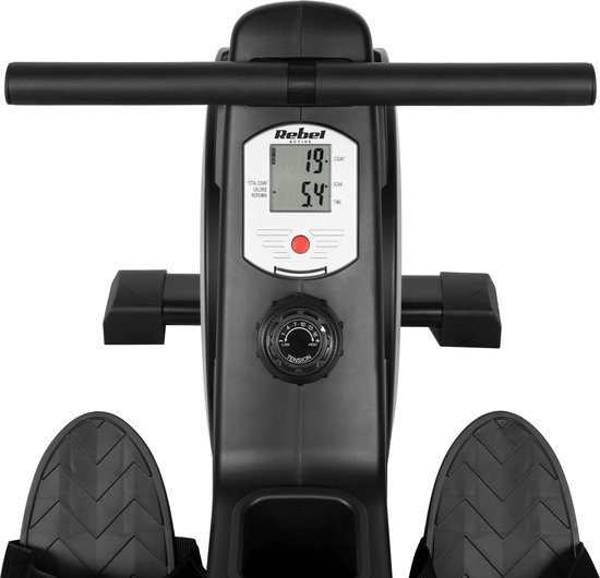 Rebel Active Magnetische Roeimachine Opvouwbaar - Fitness Roeitoestel - Thuis Roeimachine - Roeitrainer met Magnetisch Weerstandssysteem