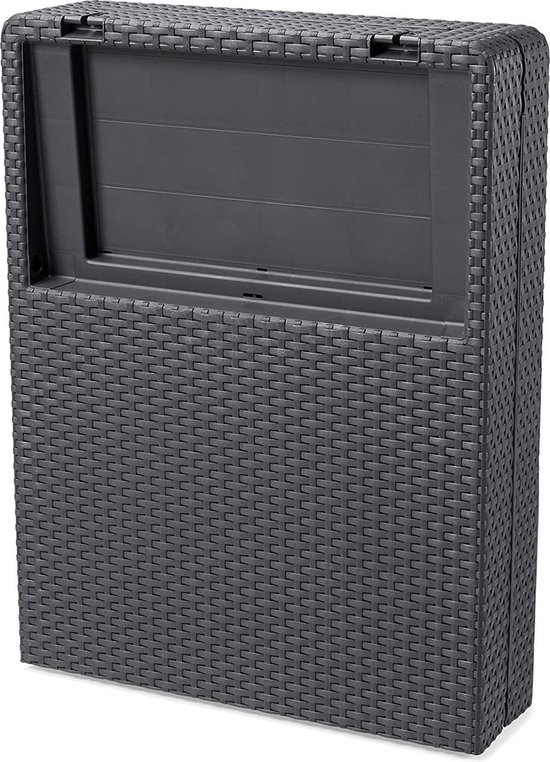 Allibert Jaipur Ligbed – 187,5x58x29cm – Grafiet