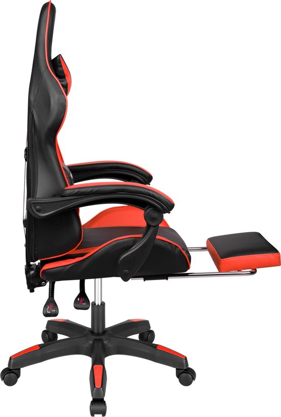 Krüger&Matz GX-150 game stoel - gaming chair - gamingstoel - zwart / rood