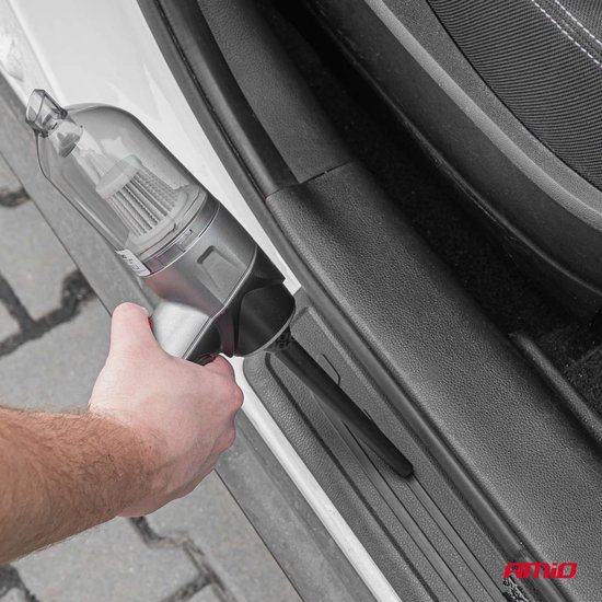 AMiO Auto Stofzuiger Draadloos - Autostofzuiger - Handstofzuiger - 40W - Grijs