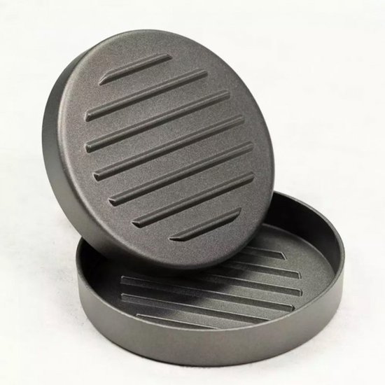 Kinghoff - Hamburgerpers - Aluminium - Antikleef - 12cm