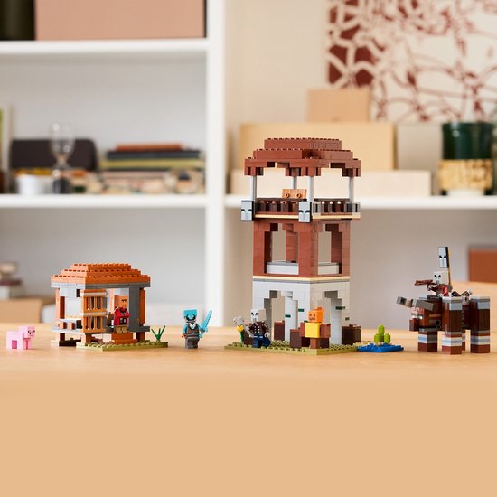 LEGO Minecraft De Plunderaar Buitenpost en Verwoester Bouwpakket - 21278