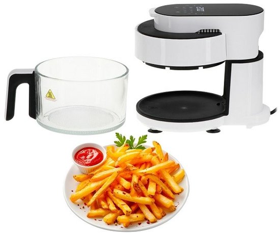 Luchtfriteuse Adler AD 6316 Wit Zwart 1200 W 3 L