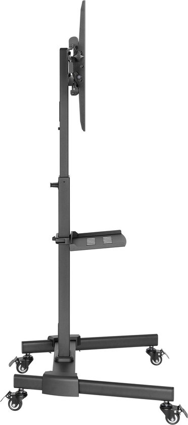Cabletech Verrijdbare TV Standaard statief - Draaibaar - Hoogte instelbaar - Televisiebeugel - 32- 55 inch - max belastbaar gewicht 35 Kg - Ideaal voor thuis, kantoor presentaties