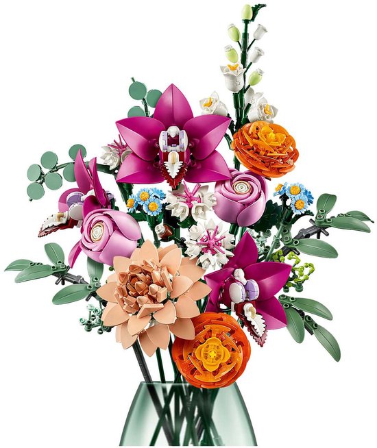 LEGO Botanicals Roze boeket - Bloemen Decoratie - 10342