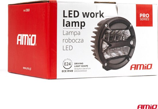 AMiO Krachtige LED-verrijlamp PRO-serie AMiO-03869 Verstraler Spot Robuust Offroad