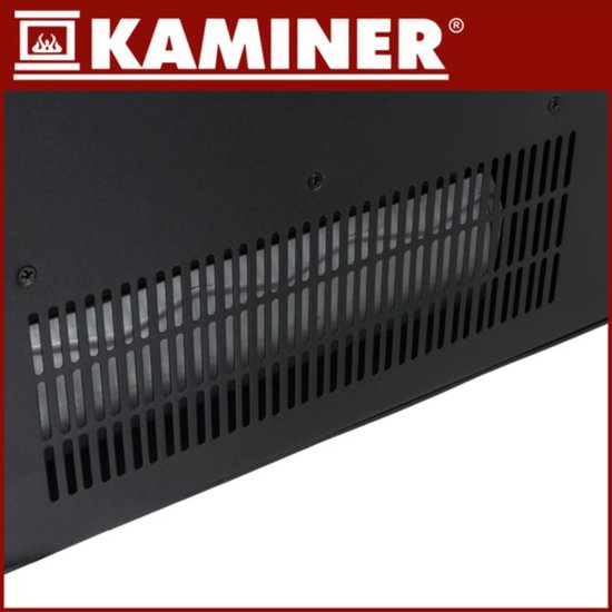 Kaminer Embego elektrische kachel 2000W met realistisch vlameffect en afstandsbediening