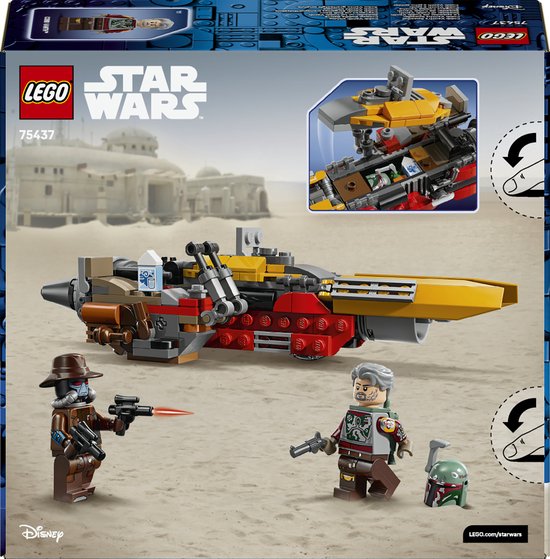 LEGO Star Wars Cobb Vanths Speeder Voertuig - Decoratie en Bouwpakket voor Kinderen - 75437