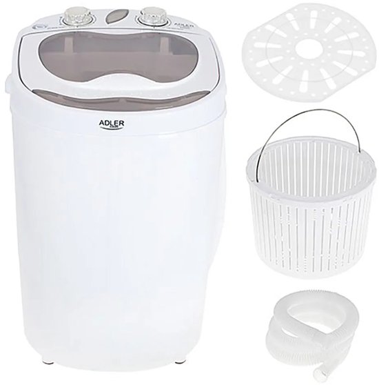 Adler AD8055 - Mini wasmachine met centrifuge