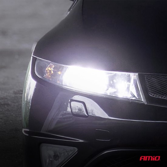 AMiO F25 PRO BLACK Edition HB4 LED Koplampen 12/24V 7646 Lumen 6000K Daglichtwit FULL CANBUS