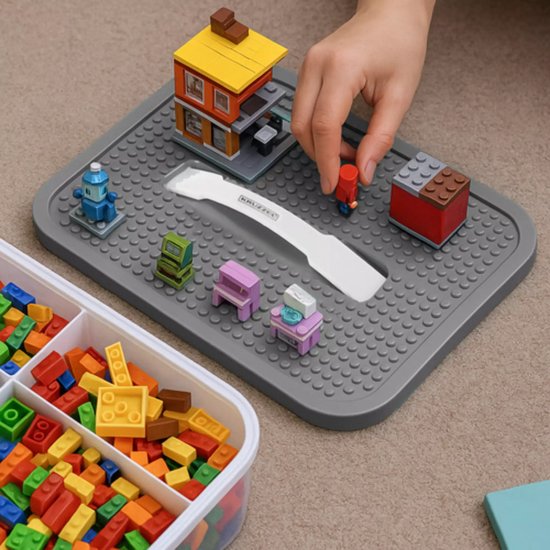 Kruzzel Stapelbox - Block box 2‑lagen – blokken eenvoudig opruimen - 15 liter