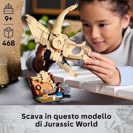 LEGO Jurassic World Dinosaurusfossielen: Triceratops schedel - 76969