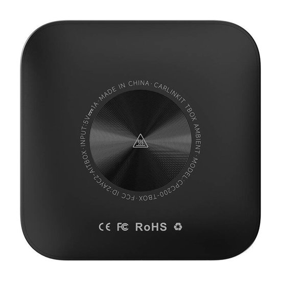 CarlinKit Smart Box Android 13 - Download apps in je auto - Netflix - Draadloos Carplay/AndroidAuto - CPC200-Tbox Ambient