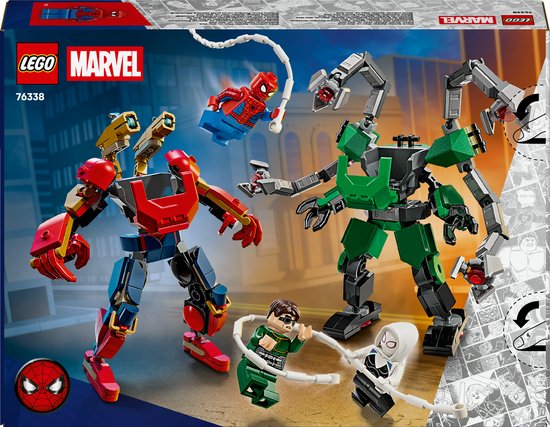 LEGO Marvel Mechaduel: Spider-Man vs. Doc Ock Superhelden - Bouwpakket voor Kinderen - 76338