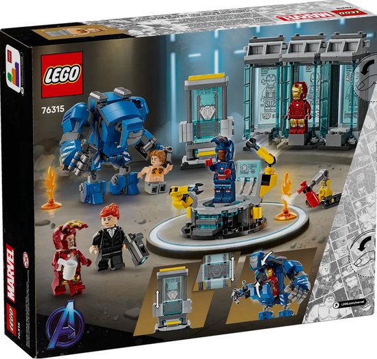 LEGO Marvel Iron Mans Laboratorium: Harnasruimte Set - 76315