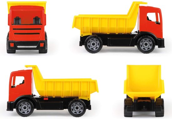 Vrachtwagen Lena Met Laadbak - Rood/Geel