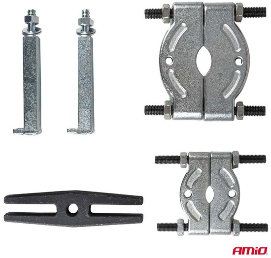 AMiO Lager Trekker Set met Separator 14 Delig - Bearing Separator en Puller Gereedschap 25-75 mm