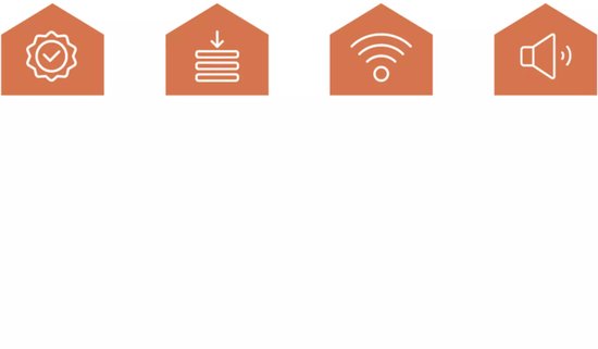 Ruhhy slimme luchtreiniger met HEPA H12 en actief koolfilter – ionisatie, WiFi-bediening en fluisterstil tot 80 m²