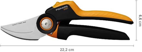 Fiskars Snoeischaar - X-series Bypass Takkenschaar - Maat M - Tuinschaar - PowerGear™ technologie - Tuingereedschap