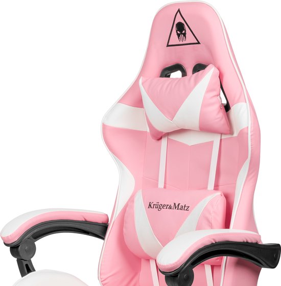Krüger&Matz KM0790PIN - Warrior GX-150 gaming stoel, roze