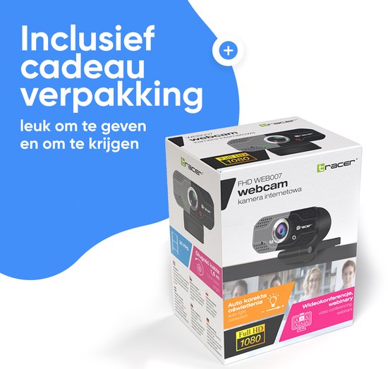 Webcam - Voor pc - Met Microfoon - Full HD