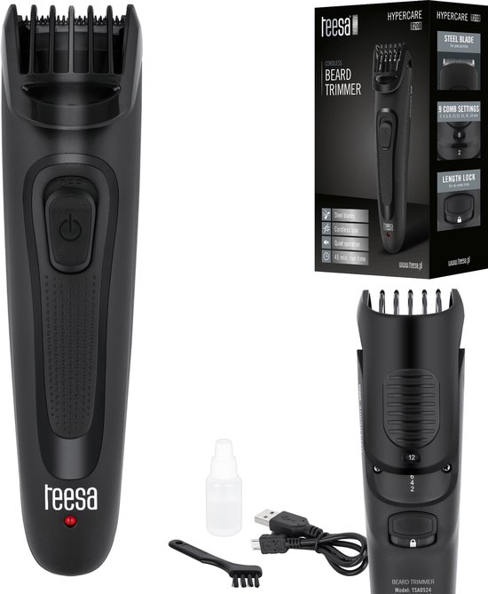 Teesa TSA0524 - Draadloze baardtrimmer HYPERCARE T200