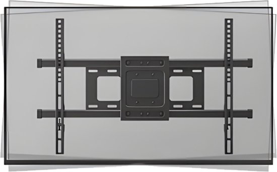 Maclean - TV beugel - max VESA 600x400 - 32-85" - 60kg - horizontale en verticale hoekverstelling - profiel 65-390mm - zwart, MC-789