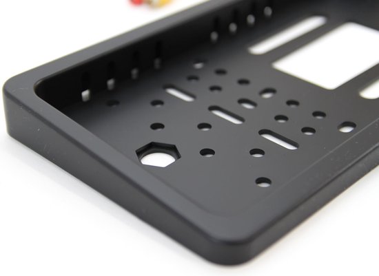 Parkeerhulpsysteem TFT01 4,3" met CAM-402 LED 4 sensoren zwart "GOLD".
