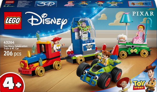 LEGO Disney en Pixar's Toy Story Feesttrein en RC Auto Set - 43264