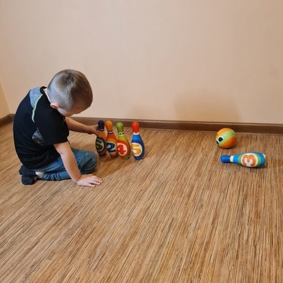 Kruzzel Kinder Bowling Set - Veilig en Kleurrijk Spelplezier voor Kinderen