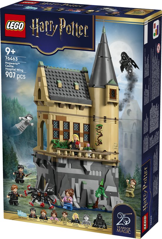 LEGO Harry Potter Kasteel Zweinstein: Ziekenzaal Bouwpakket voor Kinderen met 7 Minifiguren - 76463