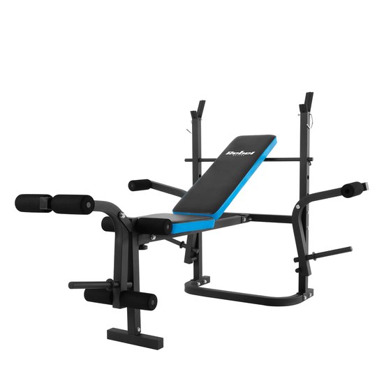 Rebel Active Verstelbare Multifunctionele Halterbank - Trainingsbank - Fitnessbank - Bench Press - Verstelbaar - Inklapbaar