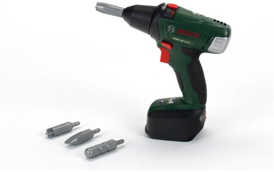 Klein Toys - Bosch mini draadloze speelgoed boor - Speelgoed gereedschap - groen
