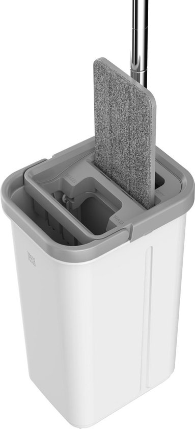 Teesa TSA0045 - Dweilset met 2-in-1 spoel- en wringemmer, 5,7 liter