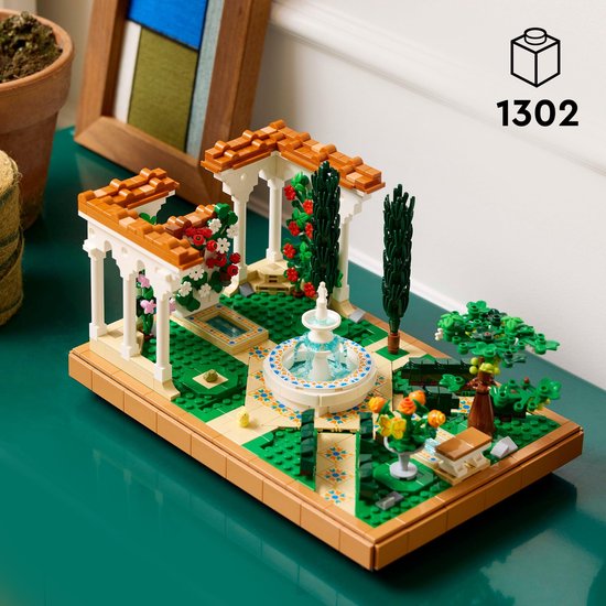 LEGO Icons Tuin met fontein - 10359