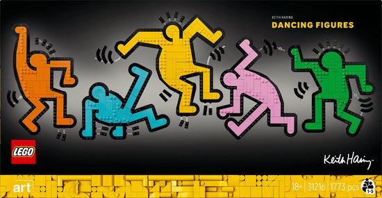 LEGO® Art Keith Haring Dansende Figuren - 31216