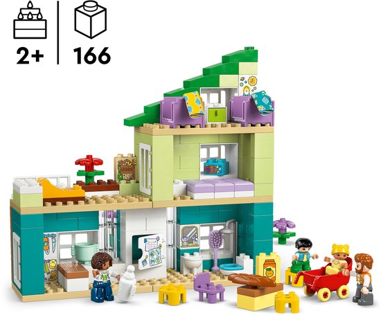 LEGO Duplo Town 10470 - Woonhuis - 3-in-1 - Inclusief Figuren