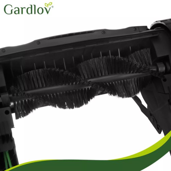 Gardlov Handmatige veegmachine voor terras, oprit en bestrating met 680 mm werkbreedte en capaciteit van 2100 m2 per uur